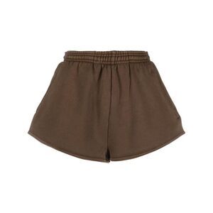 ENTIRE STUDIOS Wide-Leg Sweat Shorts Women BROWN Pants